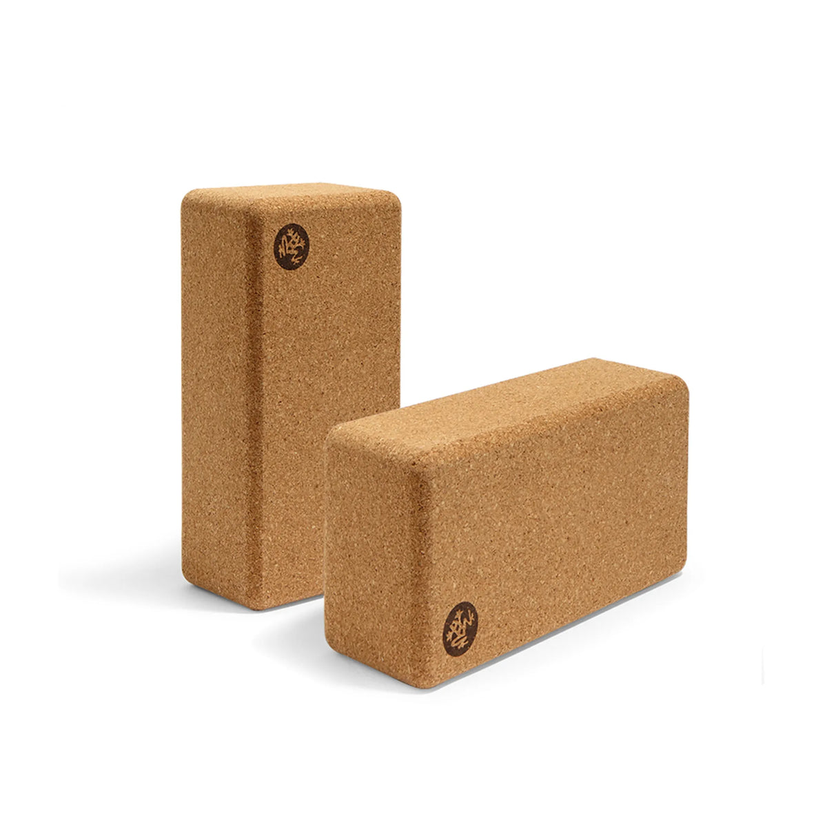 Manduka Cork Yoga Block Lean