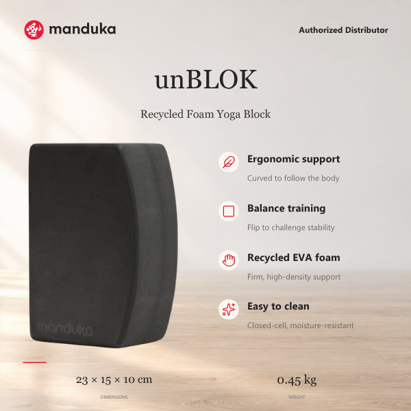Manduka unBLOK Recycled Foam Yoga Block